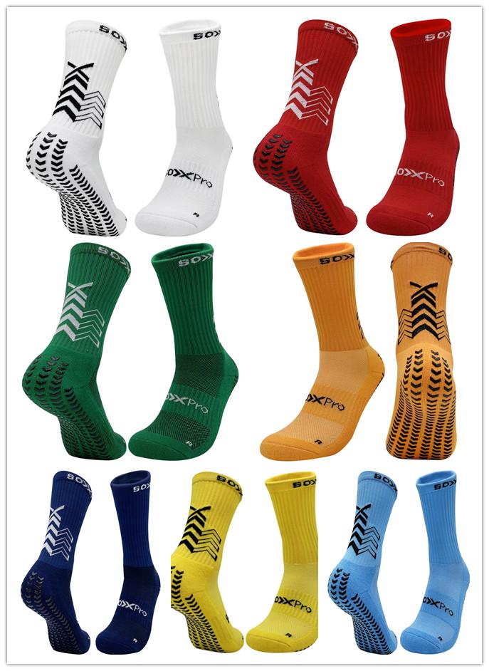 

Football Anti Slip Socks Men Similar As The sox-Pro SOX Pro soccer For Basketball Running Cycling Gym Jogging, Orange