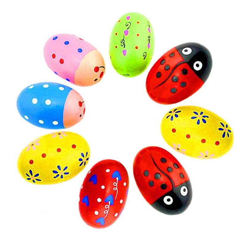 

Wooden Color Large Sand Egg Cartoon Ball Party Favor