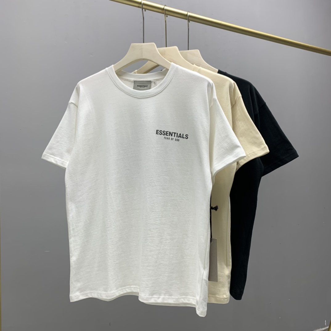 

Designer Men's T-shirts European Short-sleeved Essentials T-shirt Print White Cotton T Shirts Casual Streetwear Tshirt usa size, Desiccant