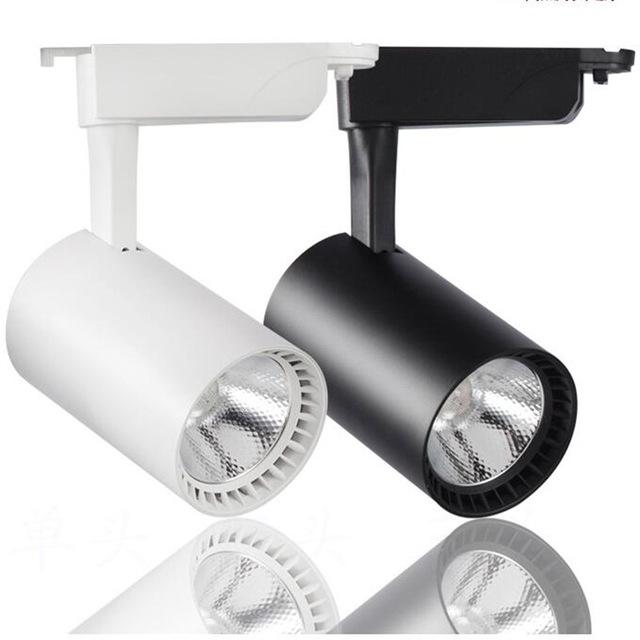 

12W 20W 30W Led Track Light Aluminum Ceiling Rail Lighting Spot Spotlights Replace Halogen Lamps AC110V-265V Lights