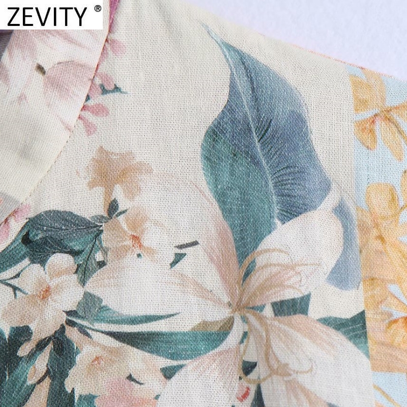 

2021zevity women stand collar breasted bow sashes shirtdress female patchwork floral print vestidos chic a line mini dresses ds8255, Black;gray