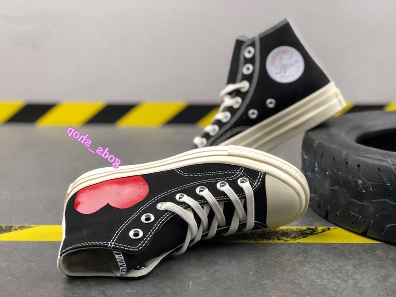 

fashion Man Skateboarding Womens Skate Women Mens COMMEs des GARCONS PLAY Chuck 1970 Cavans Sneakers for Men's Tayler Vulcanized black Shoe