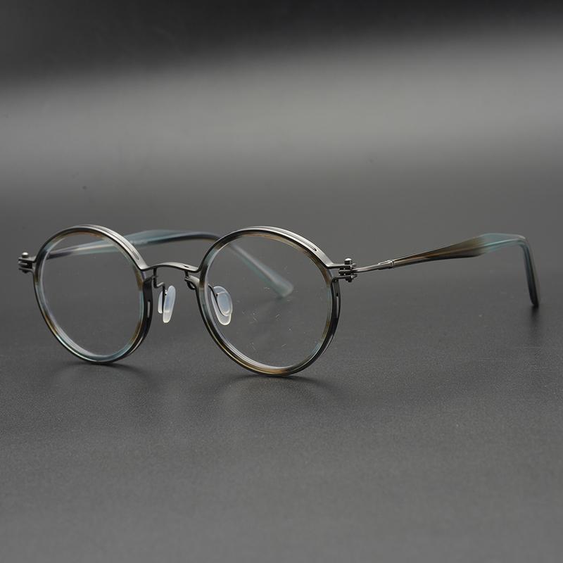 

Fashion Sunglasses Frames Cubojue Brand Eyeglasses Men Round Glasses Frame Male Janpanese Lennon Nerd Eyewear Vintage Spectacles For Optical