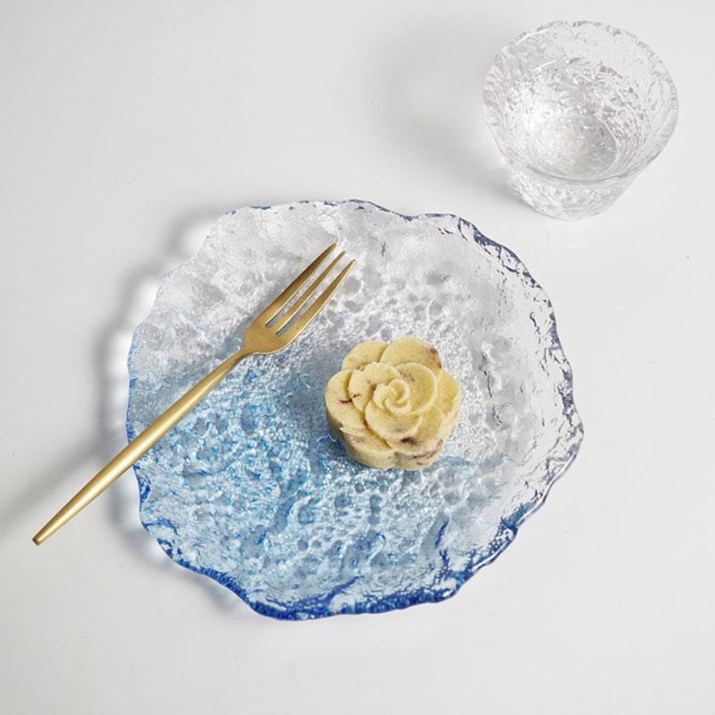 

Dishes & Plates Mobysing Household Dessert Crystal Glass Creative Fruit