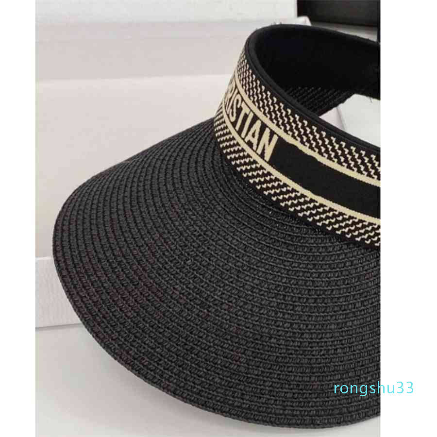 

2021 new designer fisherman caps classic paragraph male and female high-quality woven straw Sun ha27L, Beige