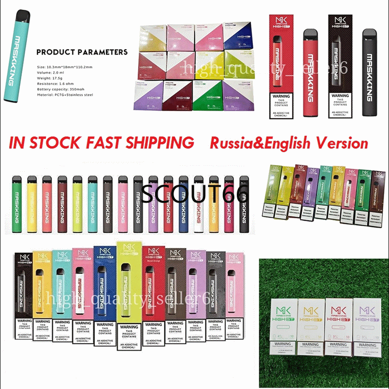 

Maskking MK High GT 450 Puffs Disposable vape E cigarettes device Kit 350mah 2ml Vapes Pen PK PUFF bars PLUS Breeze Kits bang xxl xl 2021