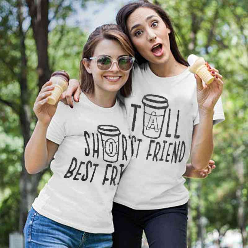 

Friends T Shirt Plus Size Summer Cotton Women Arrivals Printing Letter  Short Sleeve White Cute  210603, A3029wine red