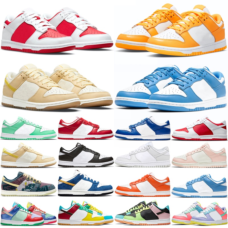 

Wholesale Running Shoes Black White University Blue Red Syracuse Green Glow Lemon Drop Kentucky Mens Trainers Womens Sneakers Size 36-45, #1 dunklow black white 36-45
