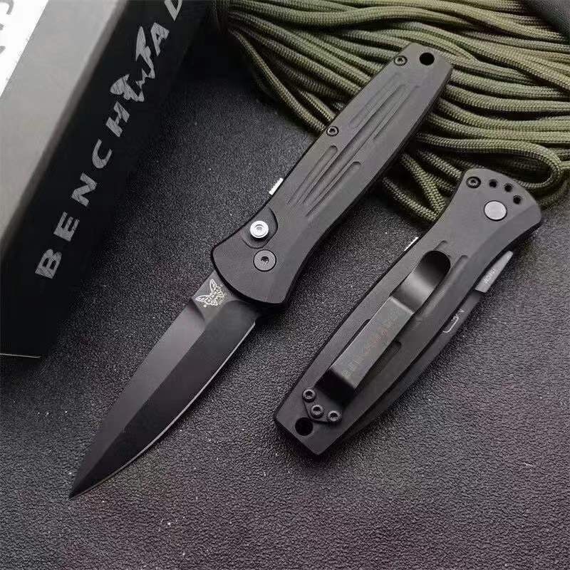 

Benchmade 3551 Pardue Stimulus AUTO Folding Knife 2.99" 154CM Satin Plain Blade, Aluminum Handles EDC Automatic pocket knives