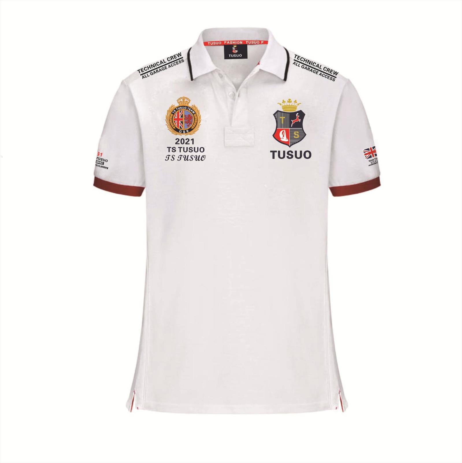 

gbr shirts embroidered cotton short men polos camisas summer clothing plus size xxl xxxl 4xl 5xl 6xl, White;black