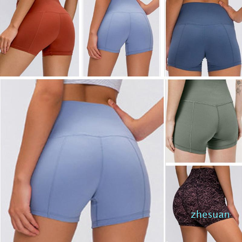 

lulu vfu leggings yoga pants designer womens workout gym wear lu 68 solid color sports elastic fitness lady overall full tights short new, White;black