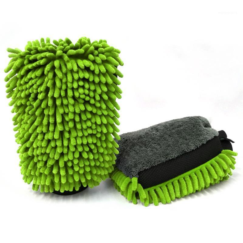 

Car Sponge 1pcs Wash MiCleaning Tools Chenille Soft Thick Microfiber Glove For Washing Cleaning Obd2 Accessoriess