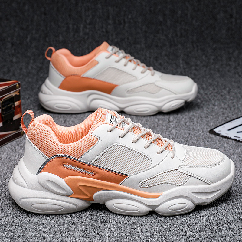 

fashion men women running shoes -1 orange white green with black mens womens shoe comfortable breathable trainers sports sneakers size 39-44