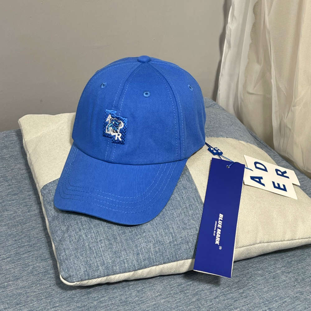 

Chao brand ader kitsune blue fox embroidered soft top baseball cap