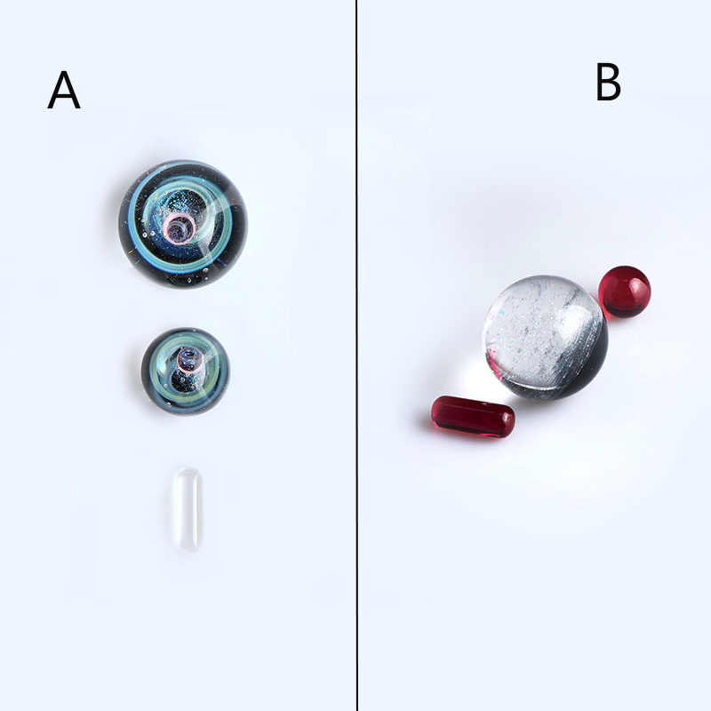 

Smoking Accessories 2Styles Terp Slurper Sets Including Ruby Pills & 22OD Dichro Pearls For Quartz Banger Water Bongs