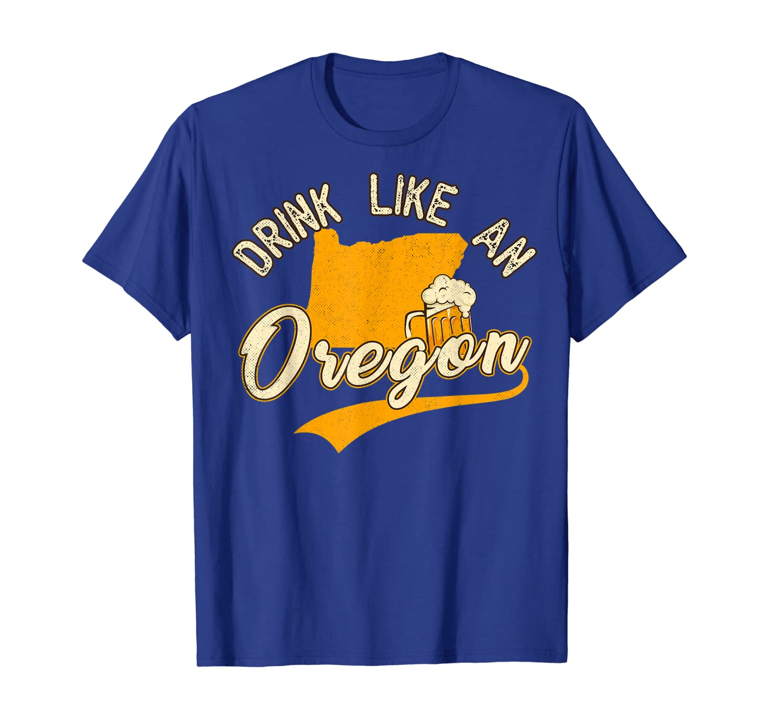 

vintage drink like an oregon beer t-shirt, White;black