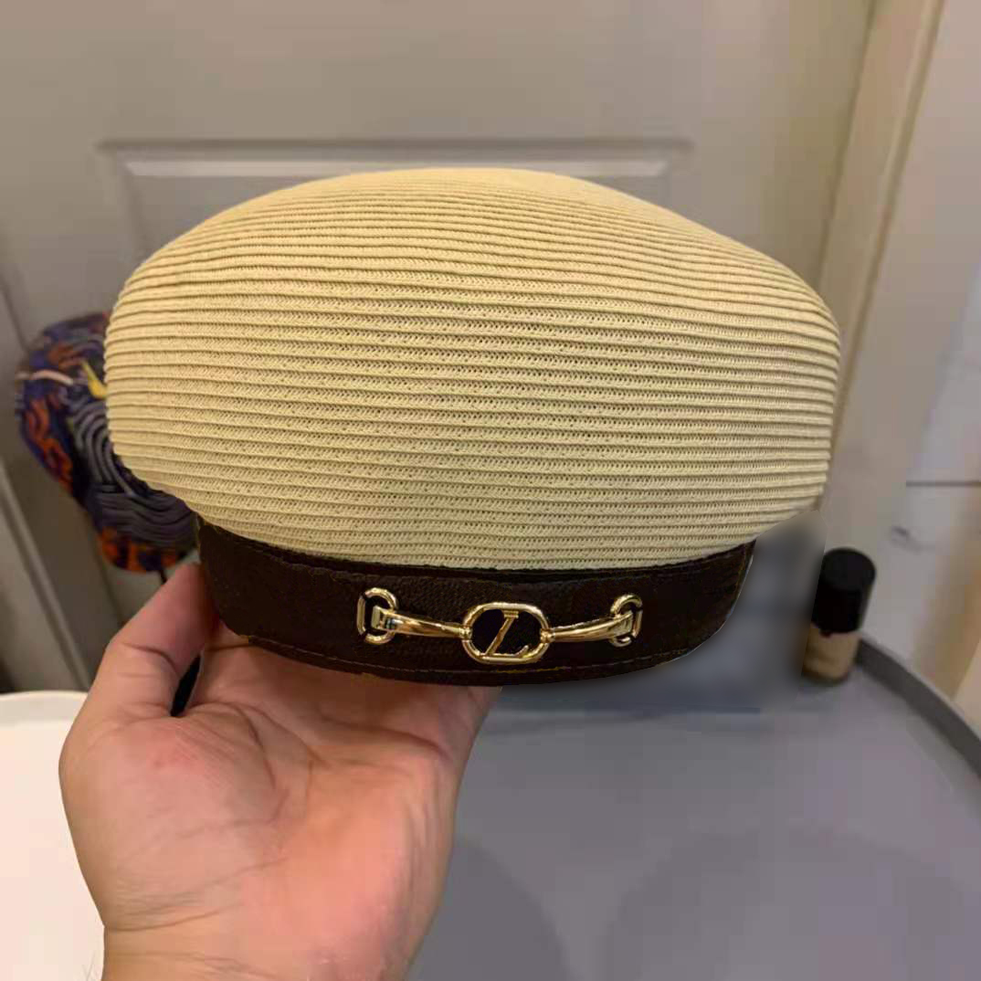 

Luxury Designer Bucket Hats Lady Beret outdoor travel leisure fashion Sun Hat Noble Temperament high quality 4 colors good, Extra costs