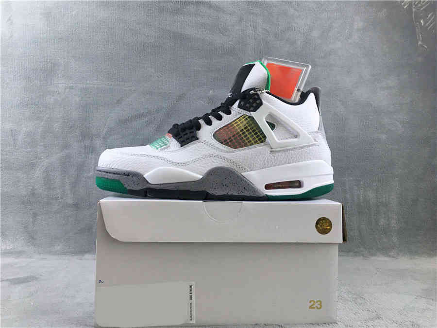 

Lucid Green Jumpman 4 4s fashion shoe Mens Basketball ShoesPF71, #1