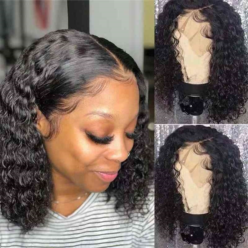 

new female multicolor Wig medium long curly hair chemical fiber wig, Fy