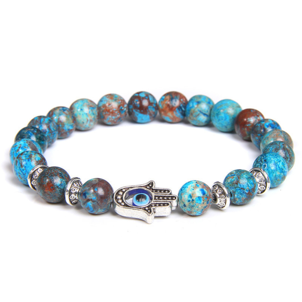 

Hand catenary Vinswet natural rain flower stone bracelet, Golden;silver
