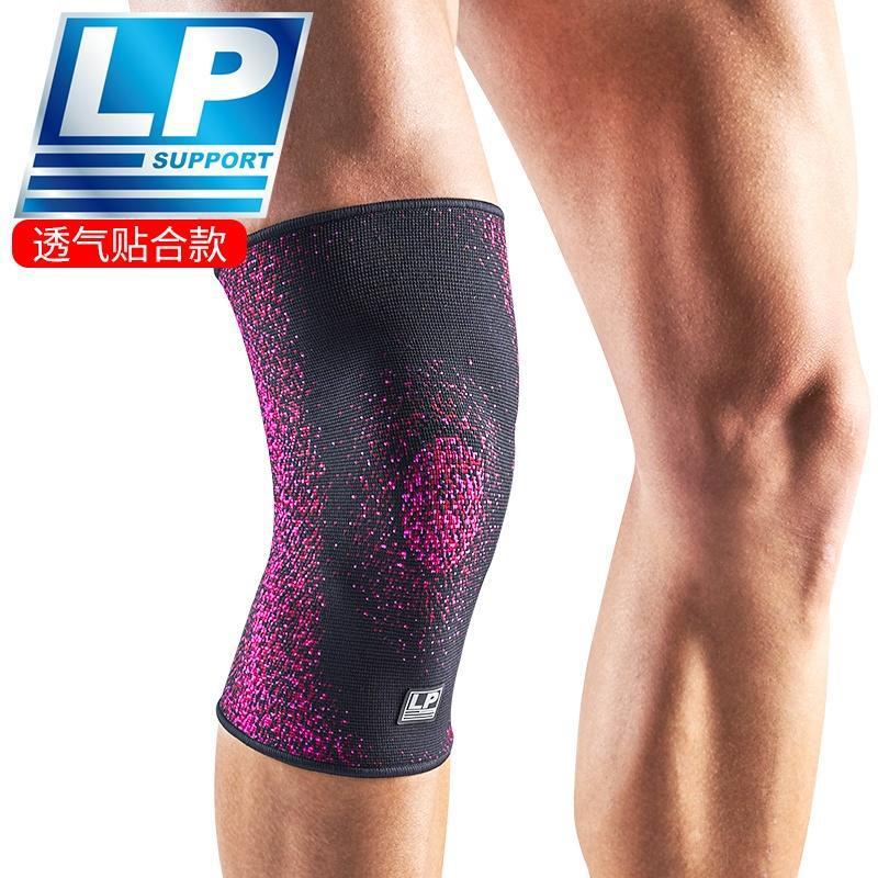 

Lp971 Knee Protection Men's Basketball Paint Leg Sleeve Running Women's Joint Warm Squat Fitness Protector Wrist Support, Black;red