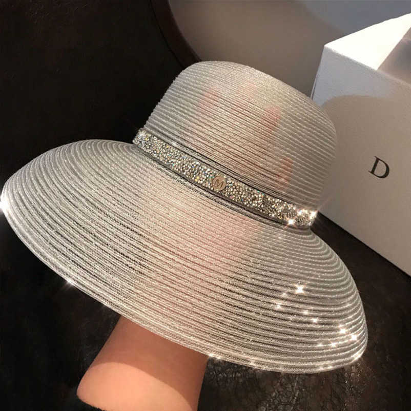 

New elegant anti ultraviolet Women's wide brim hat fashion Holiday Beach Hat high quality fisherman's hat, Black