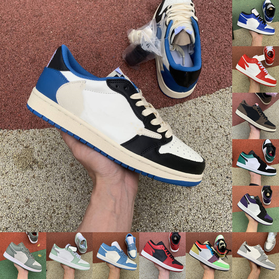 

Top quality jumpman low 1 unc basketball shoes Fragment 1s men women black toe shattered backboard Chicago mens trainer sports sneakers, Please contact us