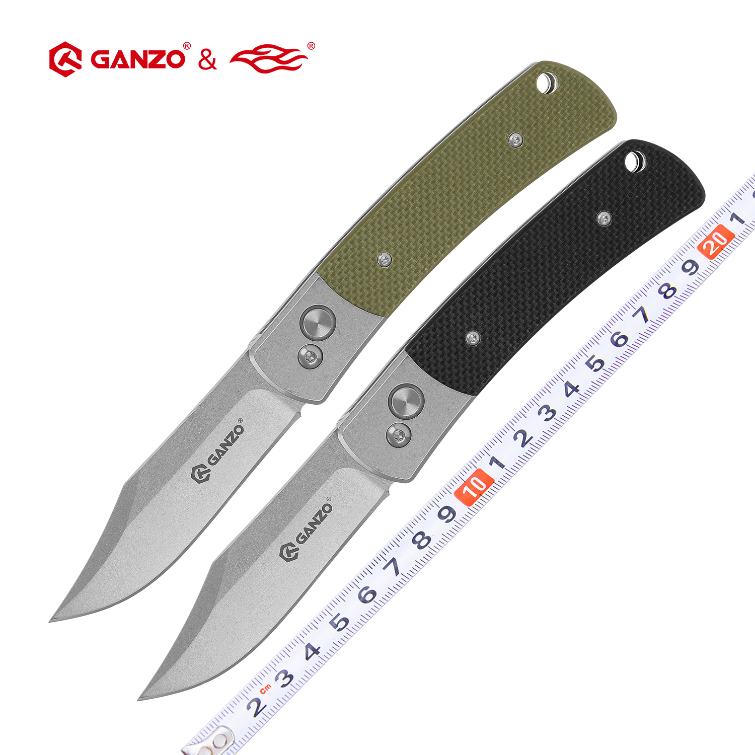 

58-60HRC Ganzo G7472 440C G10 or Wood Hande Foding knife Surviva Camping too Hunting Pocket Knife tactica edc outdoor too