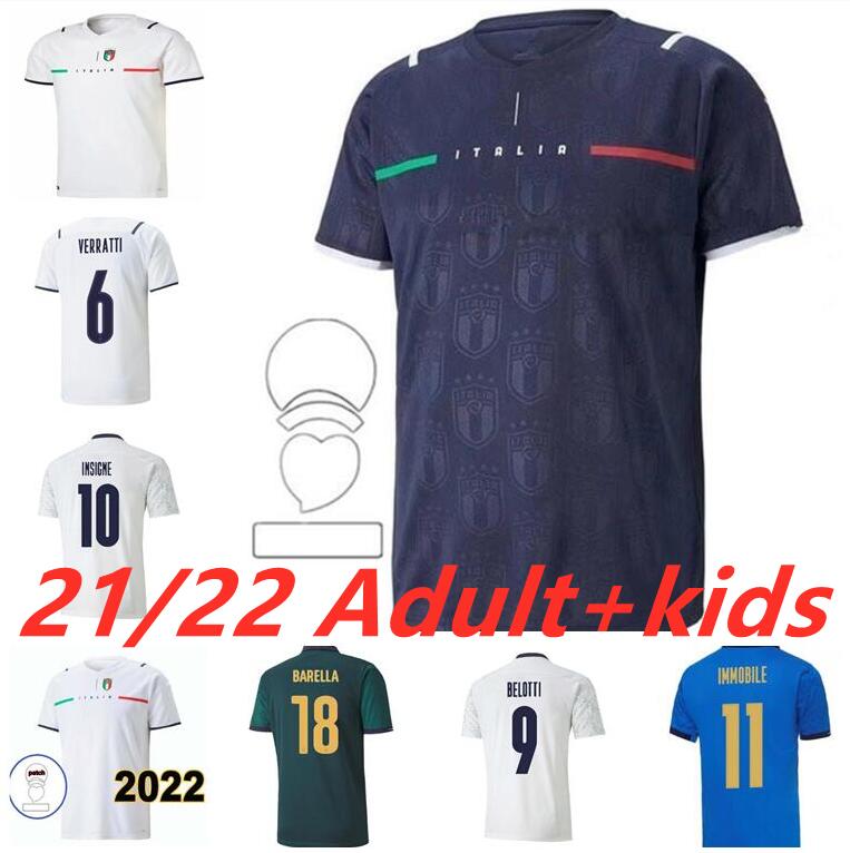 

2021 Italy soccer Jerseys home away third Italia JORGINHO EL SHAARAWY BONUCCI INSIGNE BERNARDESCHI Adult 21 22 kids kit FOOTBALL SHIRTS, Orange