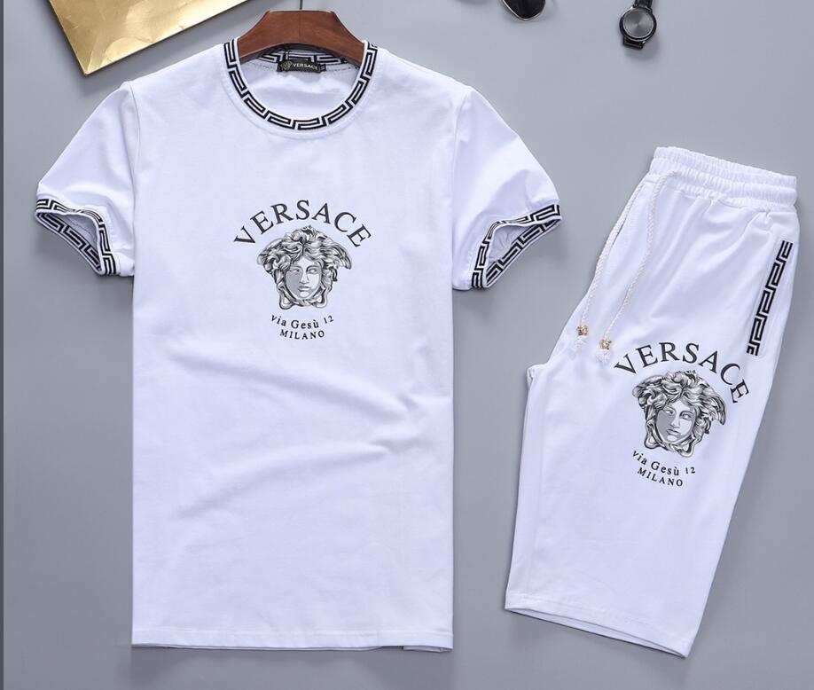 

kk Men's Clothing Polo T-shirt Sportswear Track Suit High-end Fashion Letter printing Stylist Sets Casual Polo -3XL, Gray