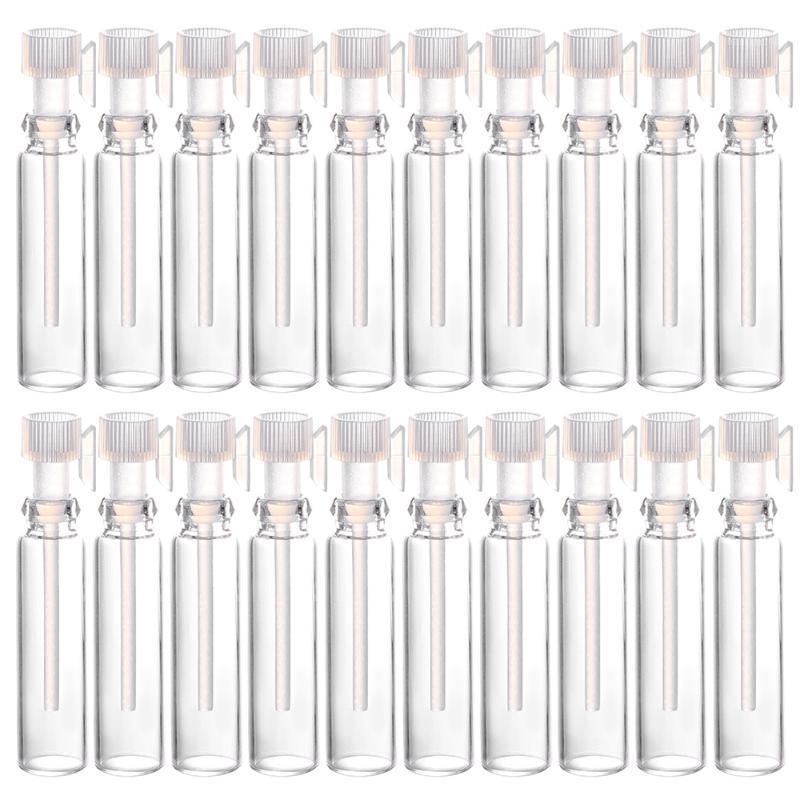 

Storage Bottles & Jars 50pcs Travel Perfume Sample Tube Portable Glass Empty For