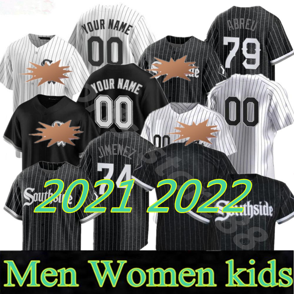 

Custom 21 22 Men Women Youth Majestic White Jersey Jose Abreu Eloy Jimenez Yoan Moncada James McCann Leury Garcia Jerseys, Colour 2