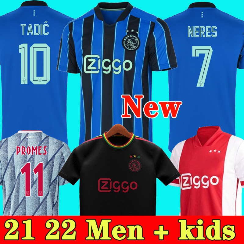 

A JAX soccer jersey amsterdam home 2021 2022 KUDUS ANTONY BLIND PROMES TADIC NERES CRUYFF jersey 21 22 men + kids kit football shirt uniforms third 50th, 20 21 home kids