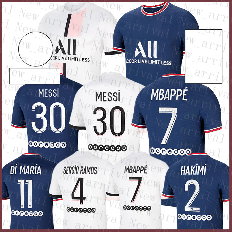 

Soccer Jersey PSGParisSaintGermainMens MESSI #30 Women MBAPPE #7 Kids Kits HAKIMI #2 Uniforms SERGIO RAMOS #4 DI MARIA #11 WIJNALDUM #18 KIMPEMBE #3 DRAXLER, Kids kits-bali