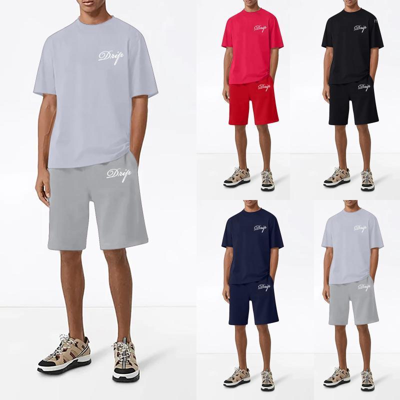 

Yoga Outfit Male Tracksuit Summer Men Set Fitness Suit Sporting Suits Short Sleeve T Shirt+pants Clothing Quick Drying 2 Piece