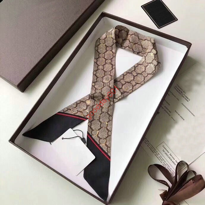 

2022 Silk Scarf Handbags Women Bags Letter Flower Scraves Top Grade Head Hair Bandeau G Bees Silk Neck Bow Handbag Scarf