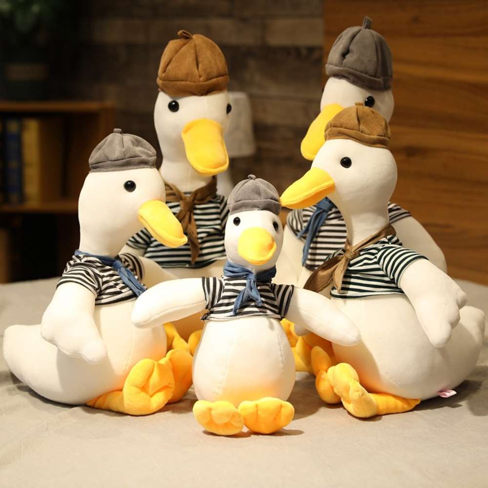 

year painter duck doll wedding plush machine children's Day gift, Blue