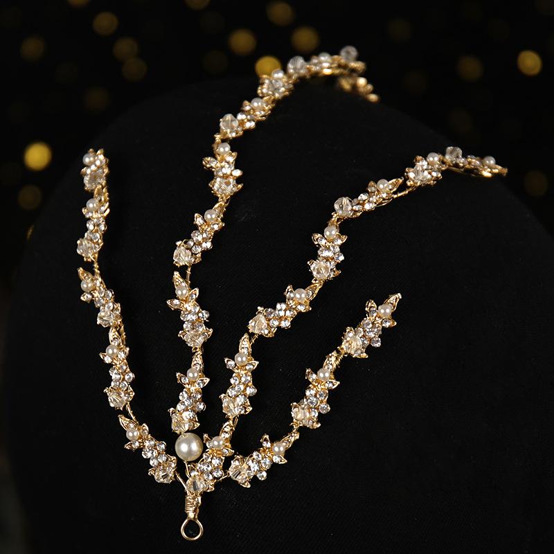 

Hair Clips & Barrettes Claw Shaped Headband 4 Row Luxury Shiny Rhinestone Inlaid For Female Wedding Birthday Accessories ET, Golden;silver