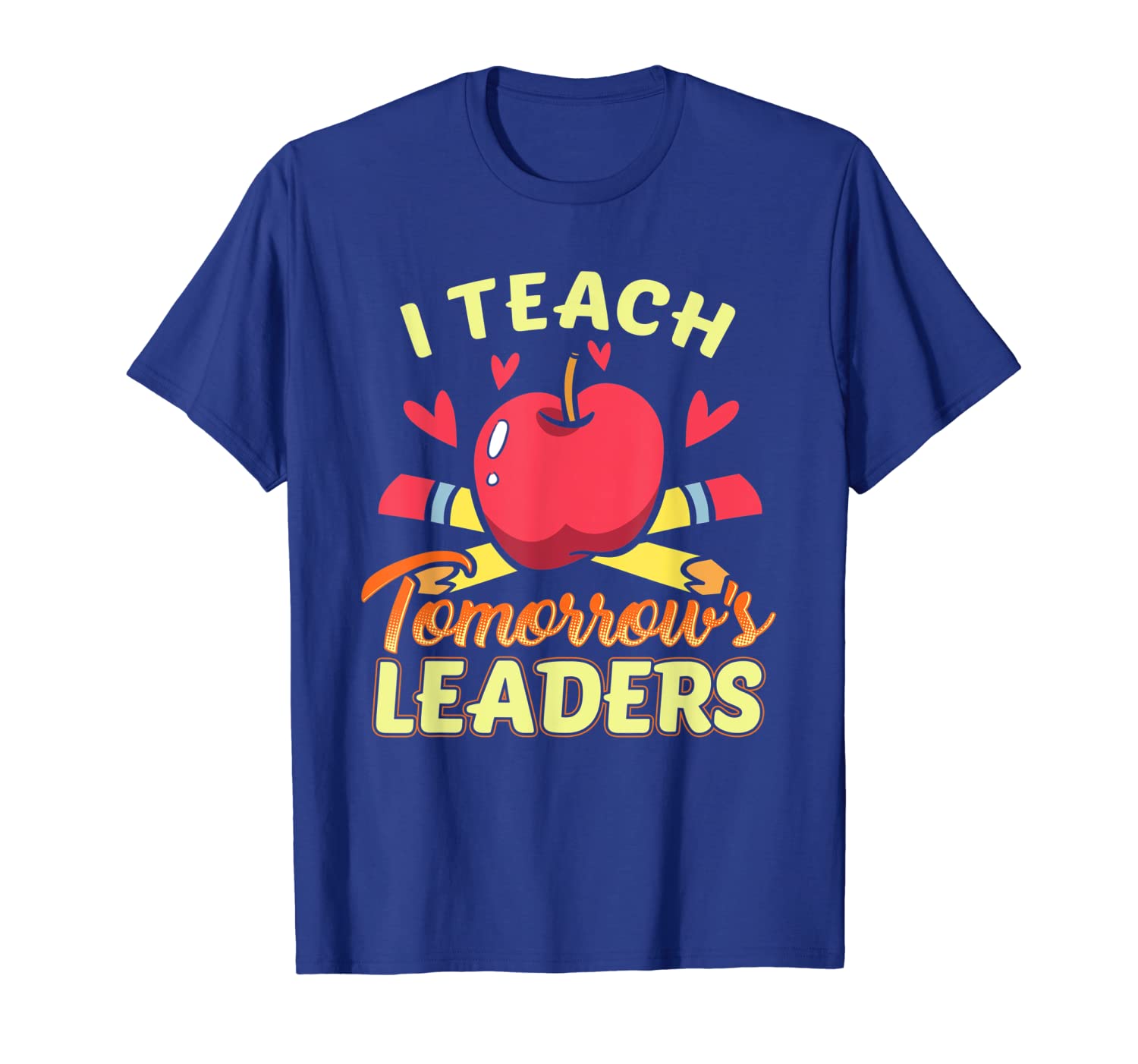 

i teach tomorrows leaders teacher shirt school education, White;black