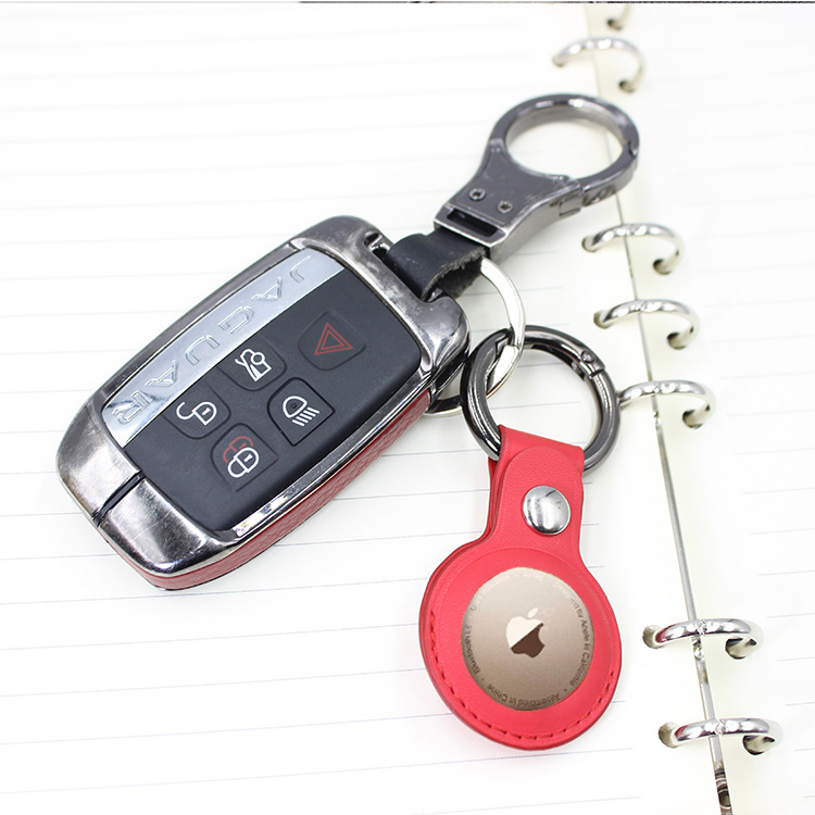 

Smart Keychain Cortex Wristband Protective Case Air Tags Anti-fall Anti-scratch Accessories Leather Protector Cover Shell Sleeve ForAirTags