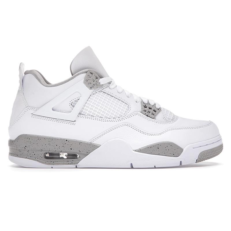 

Men Oreo Basketball Shoes Box Original Sneakers Jumpman Women White 4 4S Wgjdv, Black