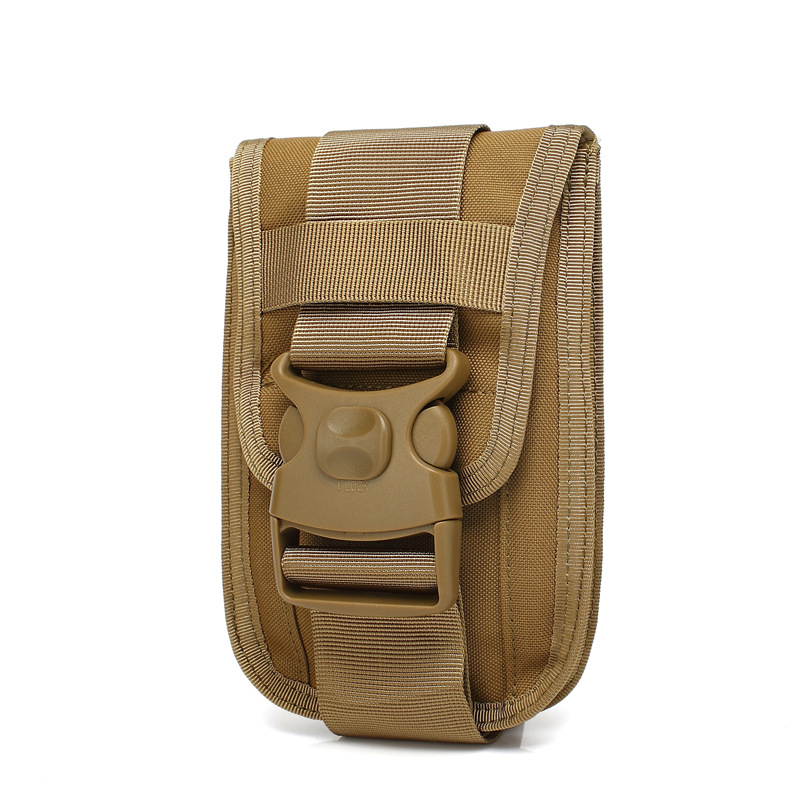 Sac de ceinture de taille tactique universelle extérieure EDC Military Holster portefeuille Pocket Pocket Vertical Mobile Phone Sac