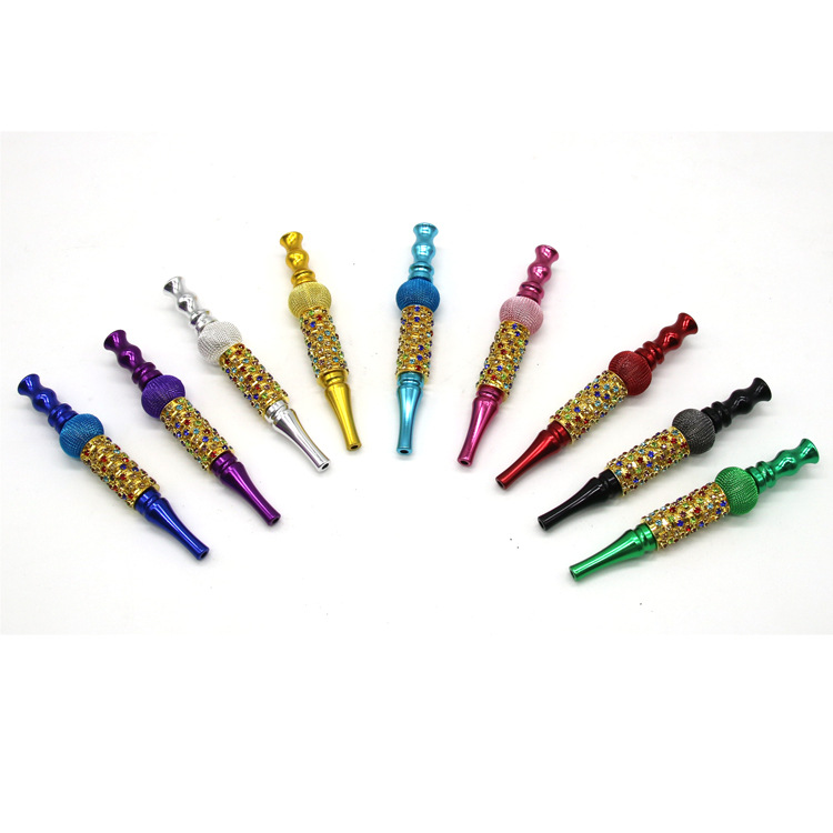 

Metal Hookah Smoking Pipe Tool Shisha Filter Smoke Pipes Accessories Lantern Beads Cigarette Holder Free Good Creative Retail/Wholesale Portable scale