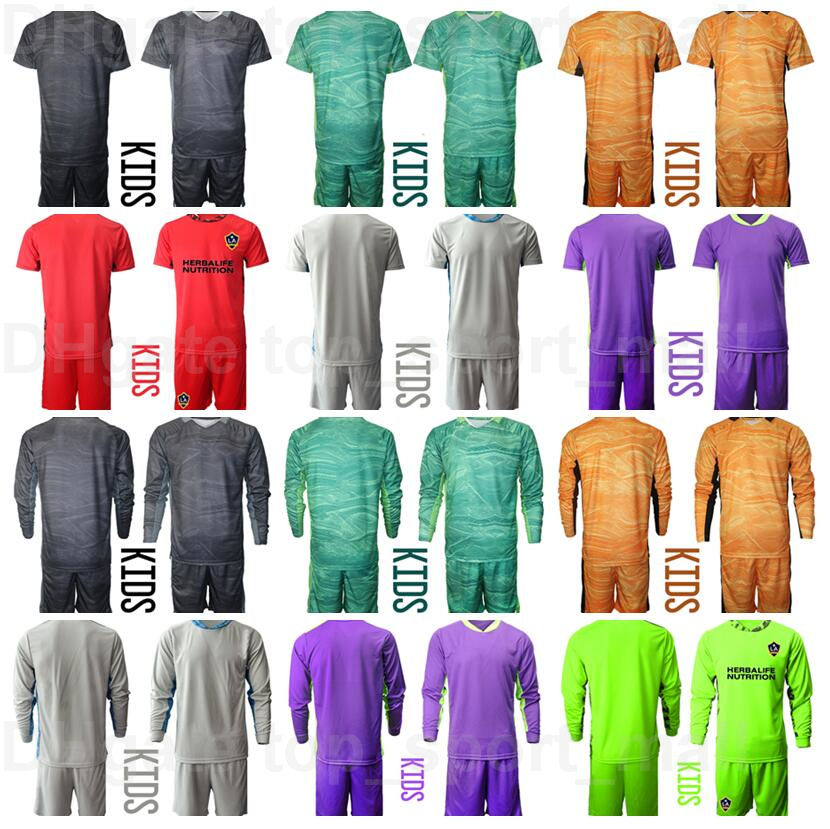 

Kids Los Angeles Galaxy LA Goalkeeper GK Youth Bond Jersey 1 Set Long Sleeve Goalie Soccer 33 Jonathan Klinsmann For Sport Fans Football Shirt Kits Children, Kids black