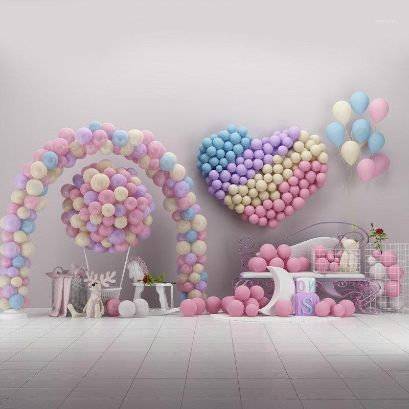 

Party Decoration Baby Shower Backdrop Colorful Balloons Love Background Birthday Born Wedding Pography Props Po Booth