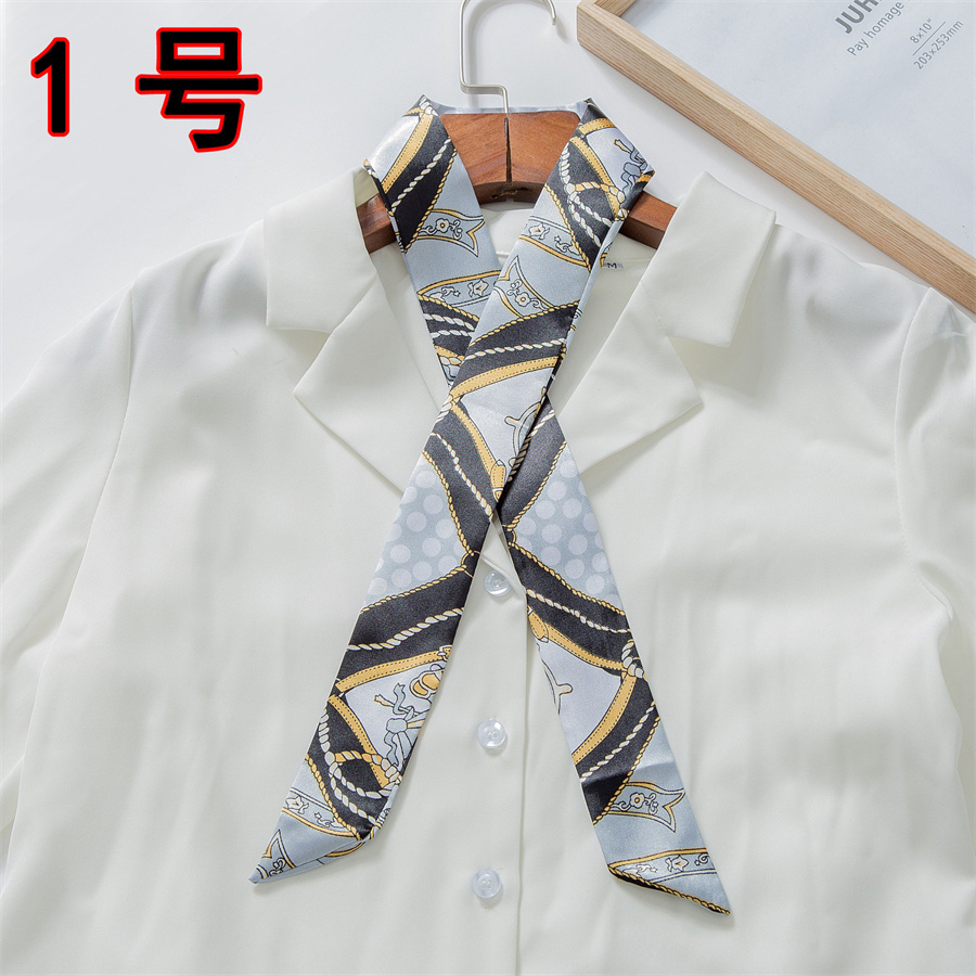 

Others Apparel Bind Bag Handle Silk Scarf Women Kerchief Scarves