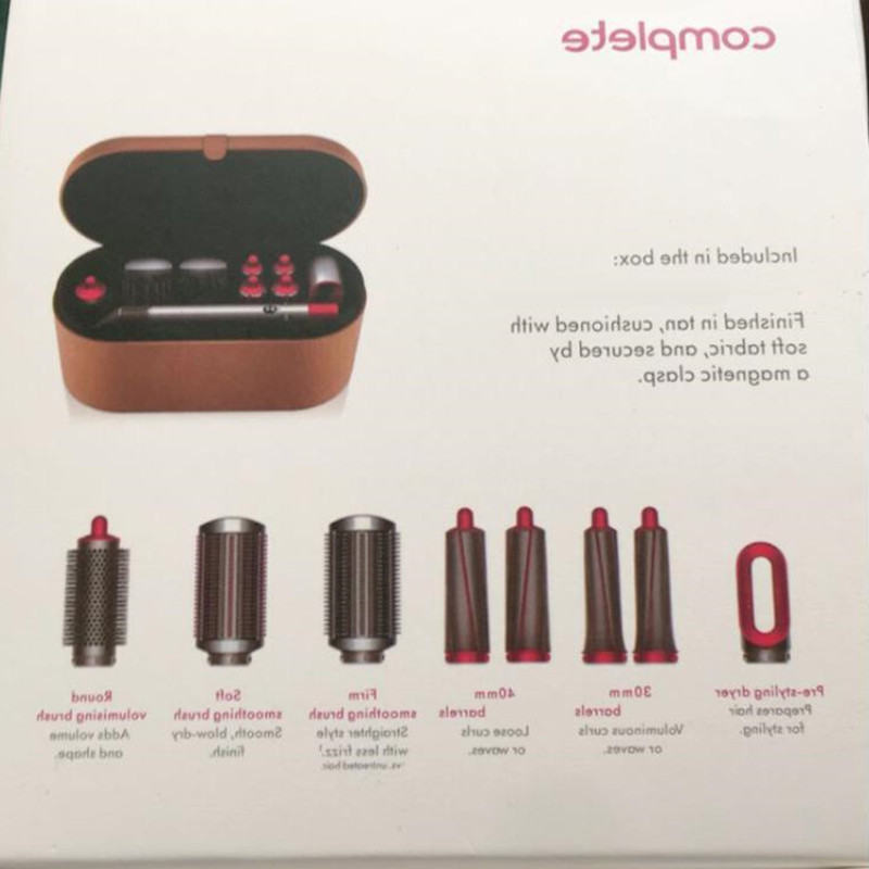 

2021 8 Heads Multi-function Styling Device Hair Dryer Curler Automatic Curling Iron Gift Box For Rough and Normal item