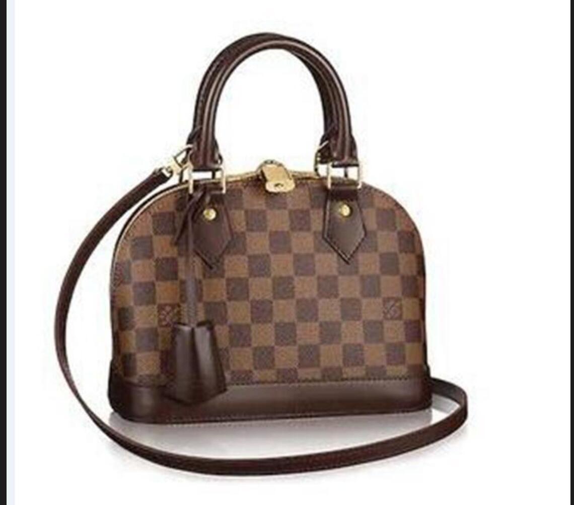 

LVLOUISVITTON bagVUTTON Messenger Bag Handbags Shell Purse Ladies Cosmetic Alma BB Tote Women Shoulder Bags, Red;black