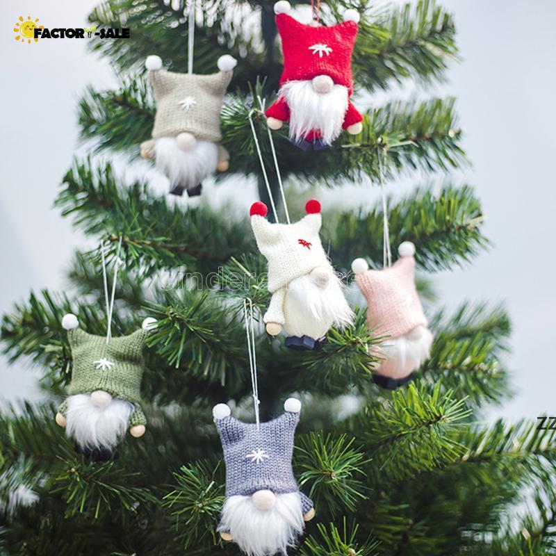 

Christmas Handmade Swedish Gnome Scandinavian Tomte Santa Nisse Nordic Plush Toy Table Ornament Xmas Tree Decorations FS17