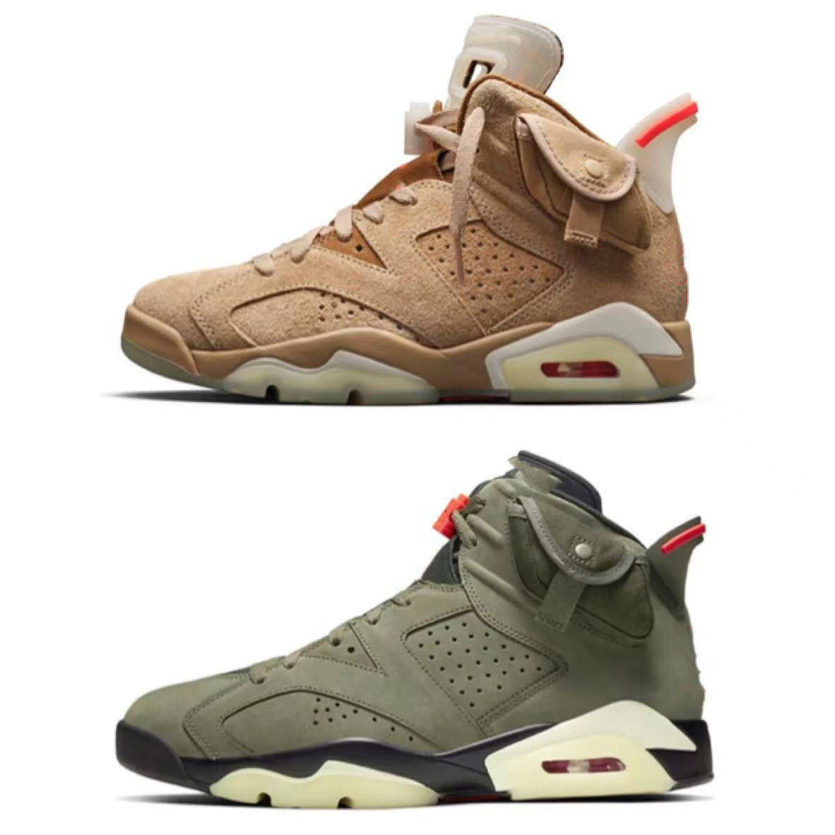 

basketball men jumpman 6s athletic shoes ts 6j british khaki dh0690-200